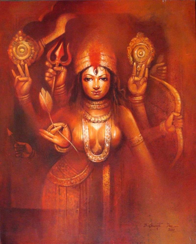 Maa Durga Painting